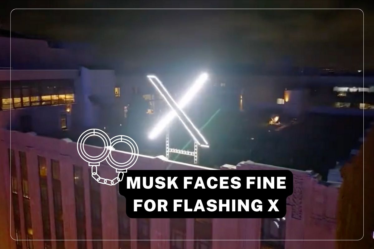 Musk Faces Fine for Flashing X: An Unexpected Stunt