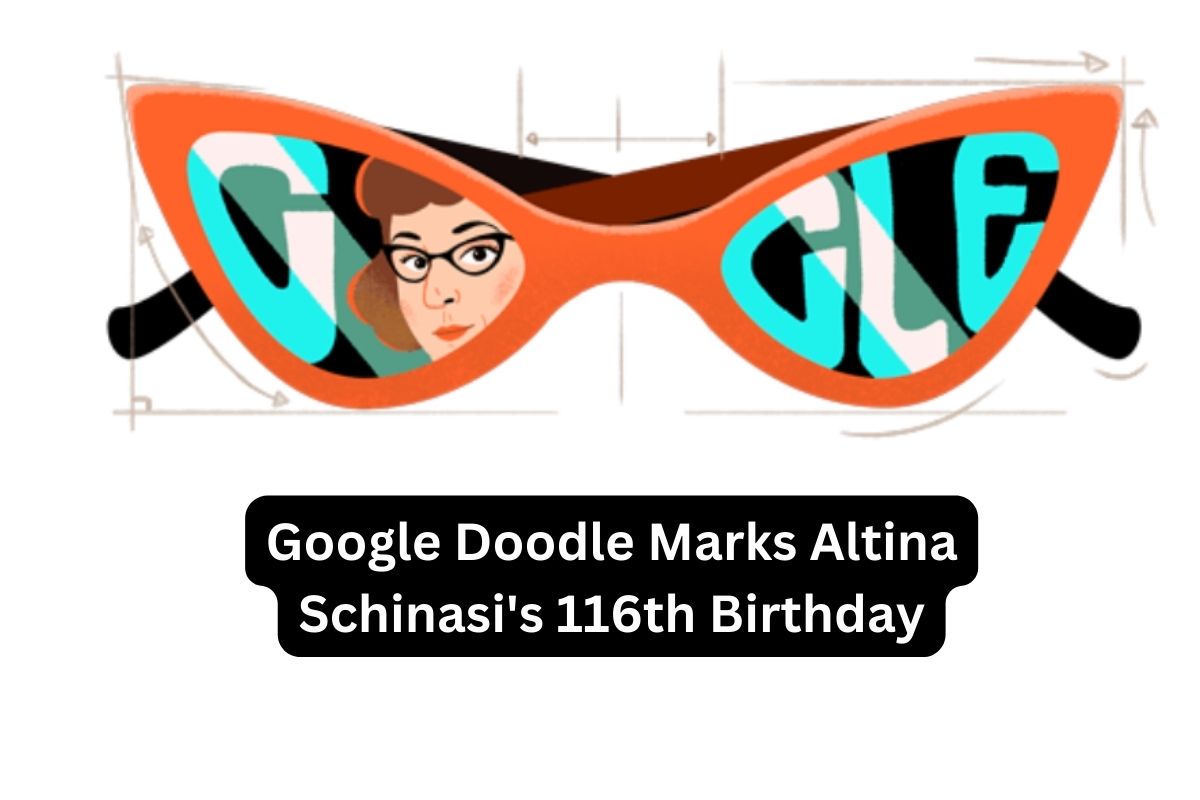 Google Doodle Marks Altina Schinasi’s 116th Birthday, the Visionary Behind Cat-eye Frames