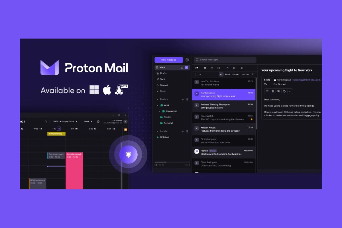 The Proton Mail desktop app has officially launched, but access remains exclusive to premium subscribers