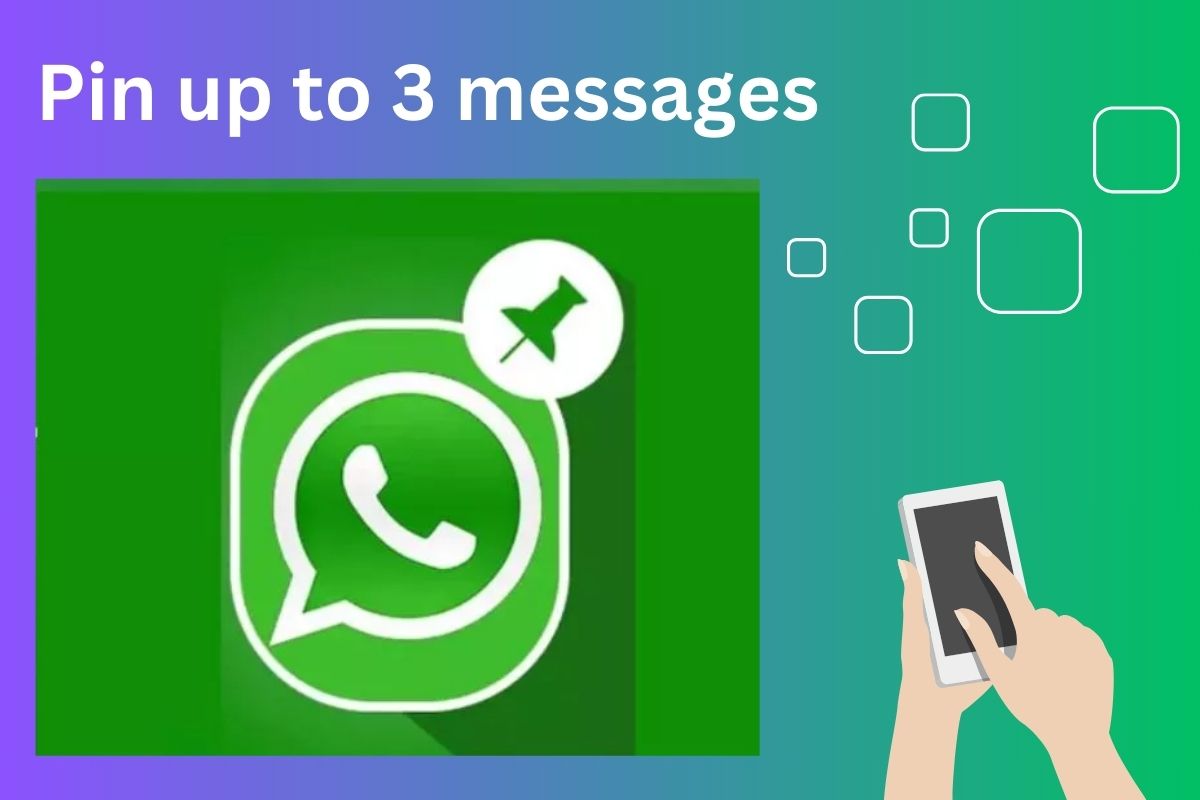 WhatsApp has introduced a new feature allowing users to pin up to three messages