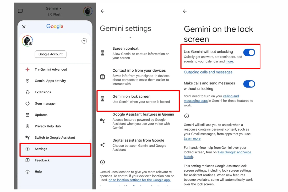 You Can Now Use Gemini Extensions from the Lock Screen – Here’s How to Activate It