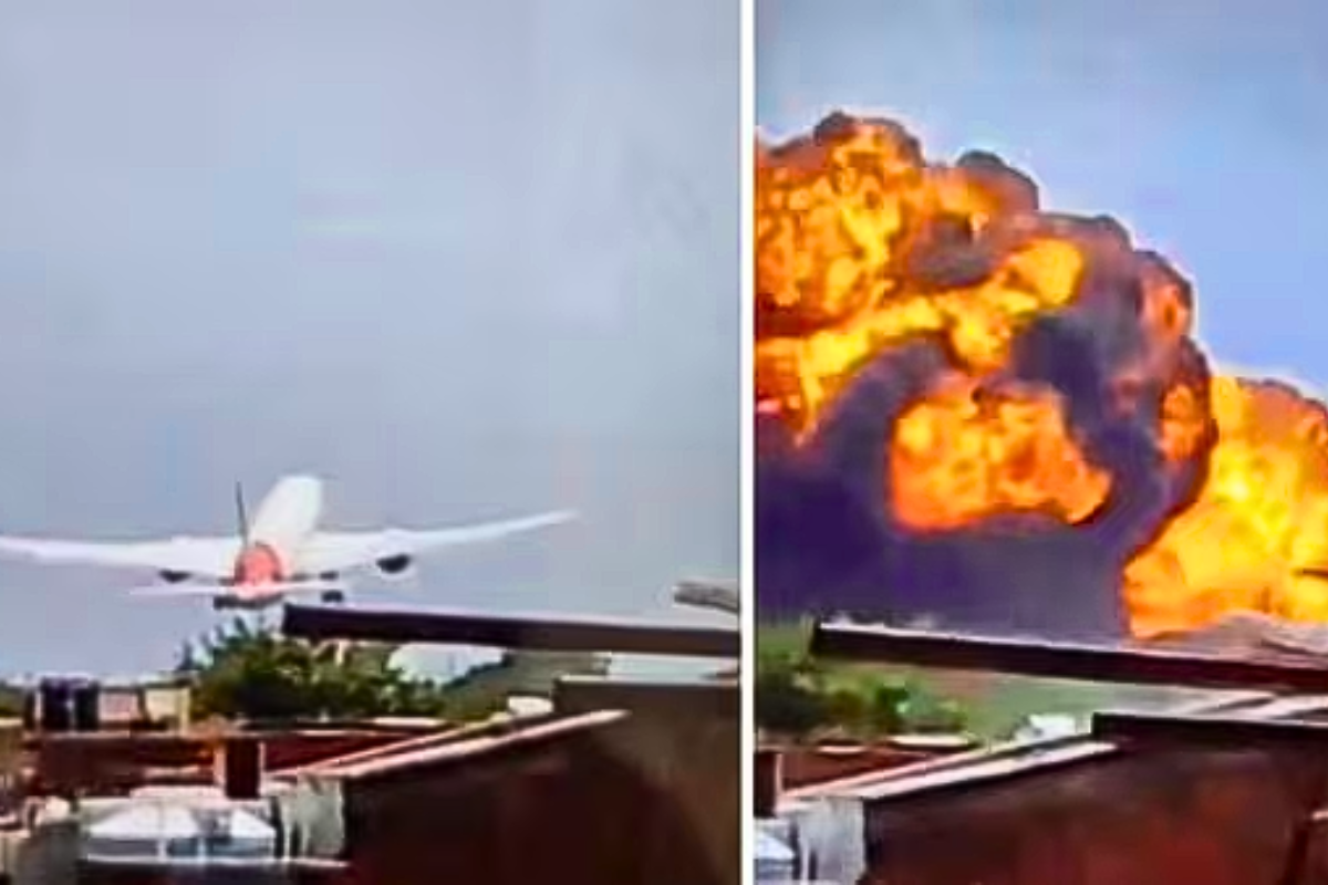 Ahmedabad Aircraft Incident: Air India’s Boeing 787 Carrying 242 Passengers Crashes Shortly After Departure from Ahmedabad Airport